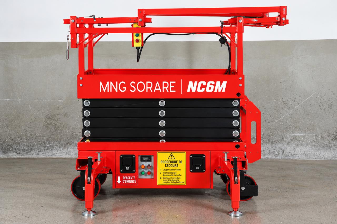 Nacelle élévatrice à ciseaux NC6M MNG SORARE